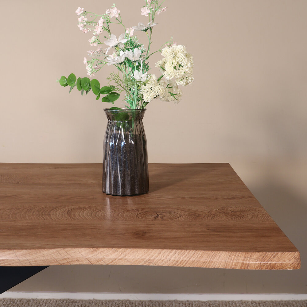 Eettafel langwerpig 180cm Jeffo bruin langwerpige tafel Eettafel langwerpig 180cm Jeffo bruin langwerpige tafel