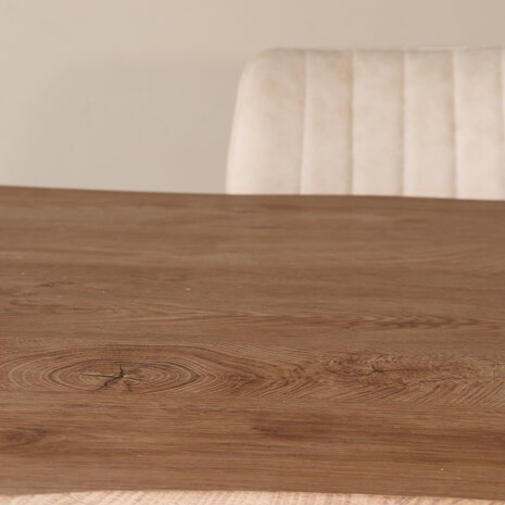 Lizzely Garden & Living Eettafel langwerpig 180cm Jeffo bruin langwerpige tafel Lizzely Garden & Living Eettafel langwerpig 180cm Jeffo bruin langwerpige tafel