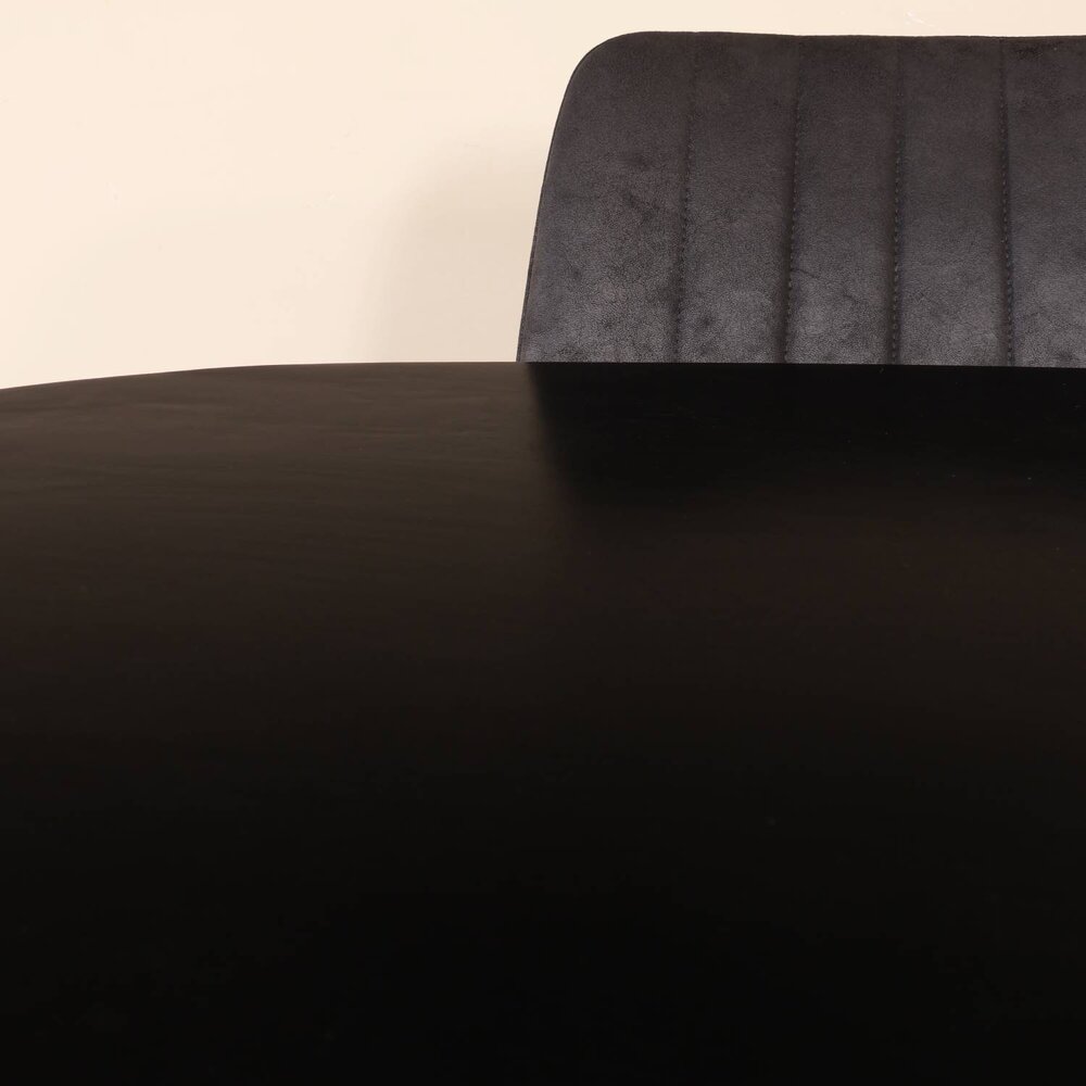 Eettafel deens ovaal mangohout 240cm Austin zwart ovale tafel duurzaam mango eetkamertafel Eettafel deens ovaal mangohout 240cm Austin zwart ovale tafel duurzaam mango eetkamertafel