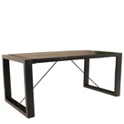 Eettafel rechthoekig mangohout Jonas zwart 160cm duurzaam mango tafel eetkamertafel hout Eettafel rechthoekig mangohout Jonas zwart 160cm duurzaam mango tafel eetkamertafel hout