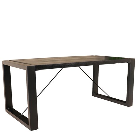 Lizzely Garden & Living Eettafel rechthoekig mangohout Jonas zwart 160cm duurzaam mango tafel eetkamertafel hout Lizzely Garden & Living Eettafel rechthoekig mangohout Jonas zwart 160cm duurzaam mango tafel eetkamertafel hout