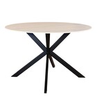 Eettafel rond 120cm Jenna marmerlook wit ronde tafel Eettafel rond 120cm Jenna marmerlook wit ronde tafel