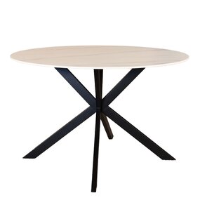 Lizzely Garden & Living Eettafel rond 120cm Jenna marmerlook wit ronde tafel Lizzely Garden & Living Eettafel rond 120cm Jenna marmerlook wit ronde tafel