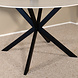 Lizzely Garden & Living Eettafel rond 120cm Jenna marmerlook wit ronde tafel