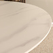 Lizzely Garden & Living Eettafel rond 120cm Jenna marmerlook wit ronde tafel