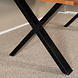 Lizzely Garden & Living Eettafel rechthoek Xavier 200cm duurzaam mangohout tafel met X-poot mango eetkamertafel rechthoekig