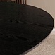 Lizzely Garden & Living Eettafel rond Ronsi zwart 120cm ronde tafel