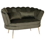 Lizzely Garden & Living Zitbank Belle 2 zits donkergroen 140cm stof bankstel incl. 2 kussens bank Lizzely Garden & Living Zitbank Belle 2 zits donkergroen 140cm stof bankstel incl. 2 kussens bank