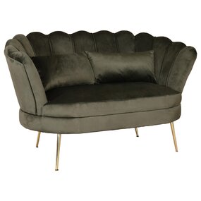 Lizzely Garden & Living Zitbank Belle 2 zits donkergroen 140cm stof bankstel incl. 2 kussens bank Lizzely Garden & Living Zitbank Belle 2 zits donkergroen 140cm stof bankstel incl. 2 kussens bank