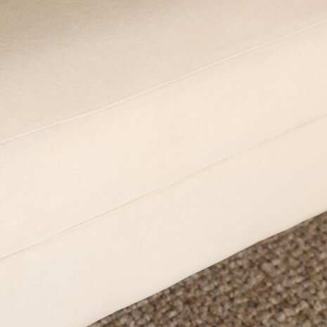 Lizzely Garden & Living Zitbank Belle 2 zits velvet crème 140cm stof bankstel Lizzely Garden & Living Zitbank Belle 2 zits velvet crème 140cm stof bankstel