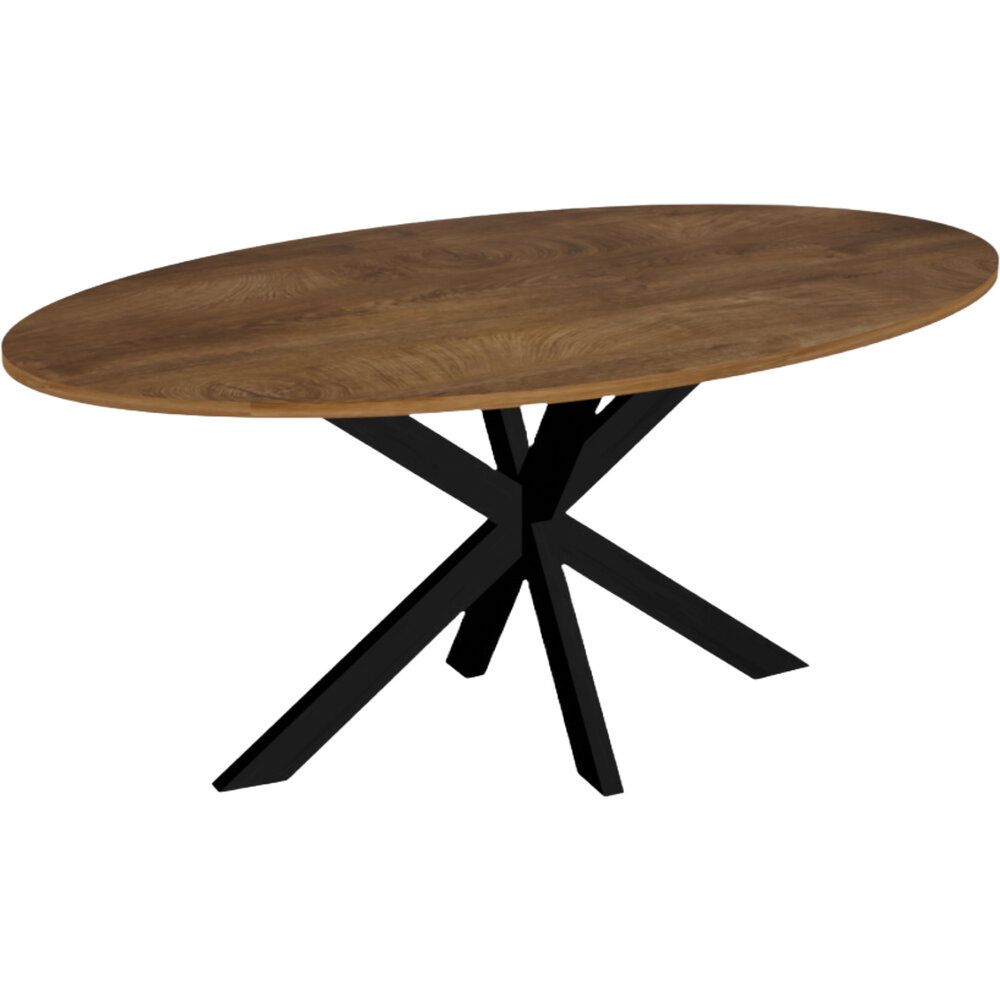 Eettafel ovaal 300cm Rato bruin ovale tafel Eettafel ovaal 300cm Rato bruin ovale tafel