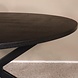 Lizzely Garden & Living Eettafel rond visgraat Ozzy zwart 140cm ronde tafel