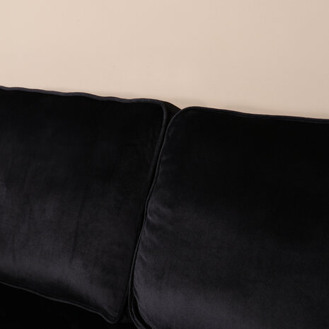 Lizzely Garden & Living Hoekbank Tavero 280cm zwart links