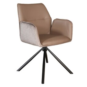 Lizzely Garden & Living Eetkamerstoel draaibaar bruin chenille Emily Lizzely Garden & Living Eetkamerstoel draaibaar bruin chenille Emily