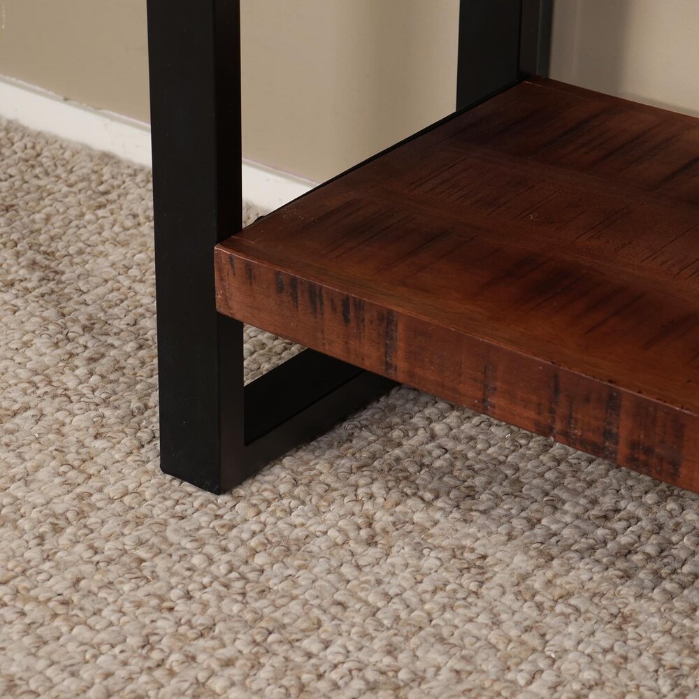 Bijzettafel 120cm mangohout Vera bruin