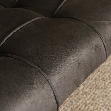 Lizzely Garden & Living Eetkamerbank Vito 180cm zwart microvezel eetbank Lizzely Garden & Living Eetkamerbank Vito 180cm zwart microvezel eetbank