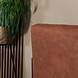 Lizzely Garden & Living Fauteuil Noud cognac microvezel
