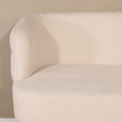 Lizzely Garden & Living Eetkamerbank Quinn 180cm beige chenille