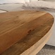 Lizzely Garden & Living Salontafel ovaal lichtbruin mangohout 140cm Jimmy