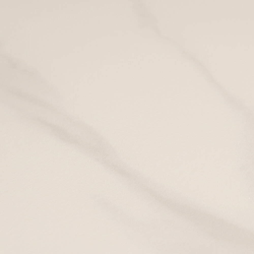 Eettafel rond 130cm Jenna marmerlook wit ronde tafel