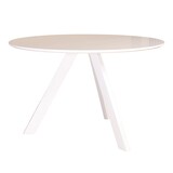 Lizzely Garden & Living Eettafel rond Ronsi wit 120cm ronde tafel