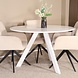 Lizzely Garden & Living Eettafel rond Ronsi wit 120cm ronde tafel