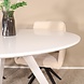 Lizzely Garden & Living Eettafel rond Ronsi wit 120cm ronde tafel