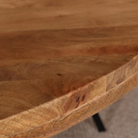 Lizzely Garden & Living Eettafel rond mangohout 150cm Jones lichtbruin ronde industriële tafel duurzaam mango eetkamertafel Lizzely Garden & Living Eettafel rond mangohout 150cm Jones lichtbruin ronde industriële tafel duurzaam mango eetkamertafel