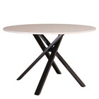 Eettafel rond Ronsi grijs 120cm ronde tafel