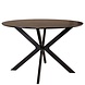 Lizzely Garden & Living Eettafel rond Ronsi zwart 120cm ronde tafel