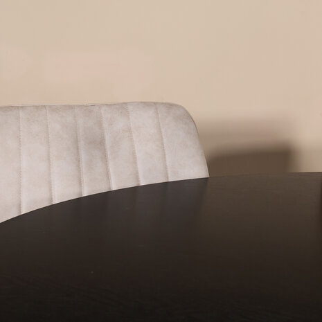 Lizzely Garden & Living Eettafel rond Ronsi zwart 120cm ronde tafel