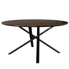 Eettafel rond Ronsi Antoinette zwart 150cm ronde tafel