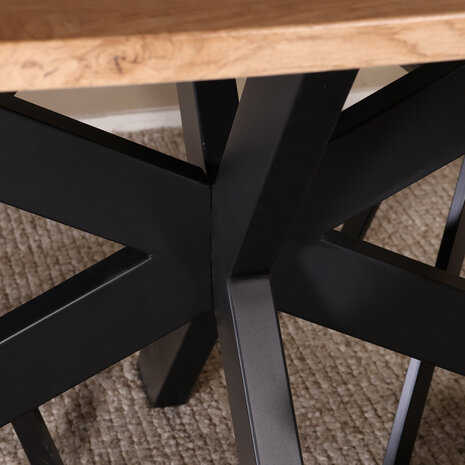 Lizzely Garden & Living Eettafel ovaal 210cm Rato bruin ovale tafel