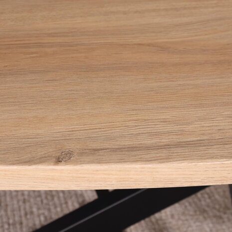 Lizzely Garden & Living Eettafel ovaal 210cm Rato lichtbruin ovale tafel