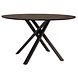 Lizzely Garden & Living Eettafel rond Ronsi Antoinette zwart 130cm ronde tafel