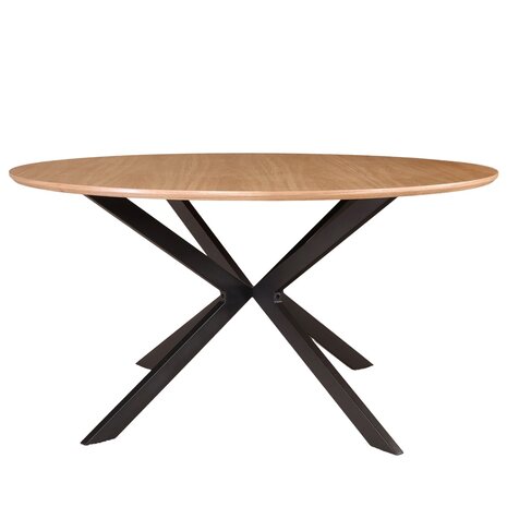 Lizzely Garden & Living Eettafel rond Ronsi bruin 150cm ronde tafel Lizzely Garden & Living Eettafel rond Ronsi bruin 150cm ronde tafel