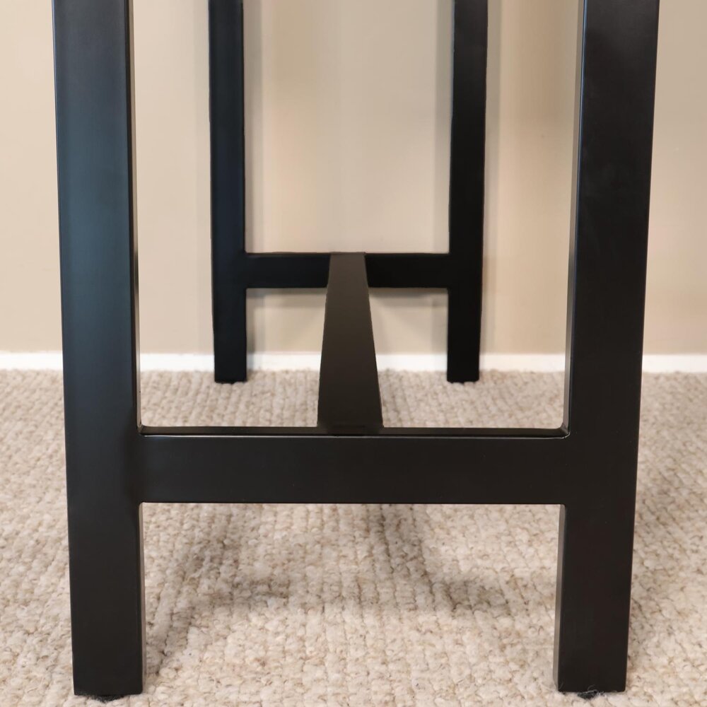 Bartafel Bax duurzaam mangohout 120x60cm industrieel mango bar tafel