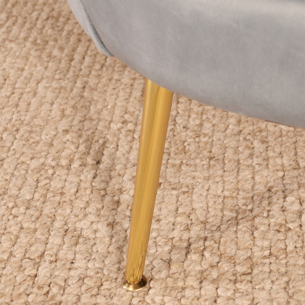 Fauteuil zitbank 1 persoons Belle lichtblauw bankje