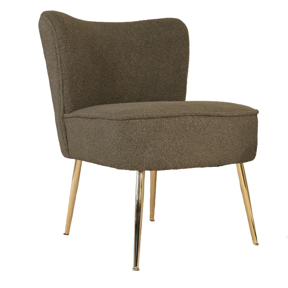 Fauteuil zitbank 1 persoons Teddy groen stoel