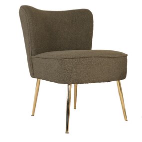 Lizzely Garden & Living Fauteuil zitbank 1 persoons Teddy groen stoel