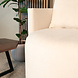 Lizzely Garden & Living Fauteuil loveseat velvet creme draaibare fauteuil