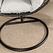 Lizzely Garden & Living Egg hangstoel zwart roundabout ei stoel hang