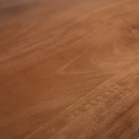 Lizzely Garden & Living Salontafel deens ovaal mangohout 120cm Livy zwart