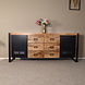 Lizzely Garden & Living Dressoir mangohout Jazzy bruin industrieel 180x85cm