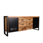 Dressoir mangohout 180cm bruin Jazzy