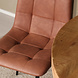Lizzely Garden & Living Eetkamerstoel Catoo cognac kunstleder eetstoel