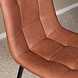 Lizzely Garden & Living Eetkamerstoel Catoo cognac kunstleder eetstoel