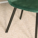 Lizzely Garden & Living Eetkamerstoel Simpy donkergroen velvet eetstoel