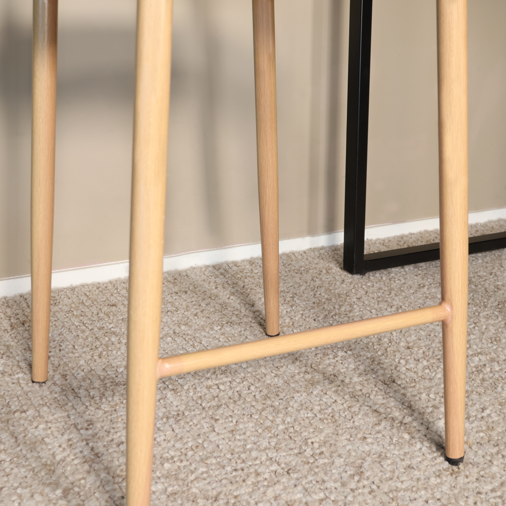 Barkruk Japandi bruin Reika lichtbruin Barkruk Japandi bruin Reika lichtbruin