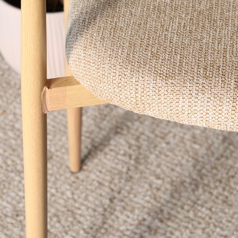 Lizzely Garden & Living Barkruk Japandi bruin Reika lichtbruin Lizzely Garden & Living Barkruk Japandi bruin Reika lichtbruin